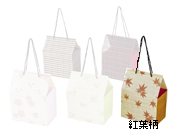 スダレバッグ プレイント 紅葉柄